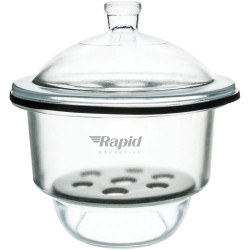 Rapid CH0362C Desiccator 25cm, borosilicate glass with knob cover (Single)