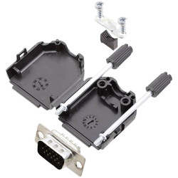 Encitech 6355-0011-04 D-Sub Pin Strip set 62 Pins Solder Bucket