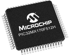 Mikrokontroler Microchip PIC32MX170F512H-I/PT PIC32MX1xx TQFP 64-pinowy Powierzchnia PIC 512kB 32 bit 40 MHz, 64 kB RAM