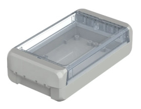 PC enclosure, (L x W x H) 151 x 80 x 40 mm, light gray (RAL 7035), IP66, 96023145