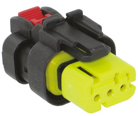 Złącze samochodowe 3-pinowe TE Connectivity -rzędowe Męski 16A AMPSEAL 16 Montaż na kablu Połączenie zagniatane Zespół