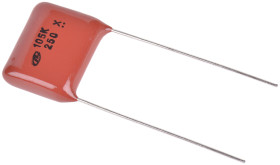 Kondensator foliowy 1μF 125 V ac, 250 V dc Nichicon Poliester rozstaw: 15mm THT ±10