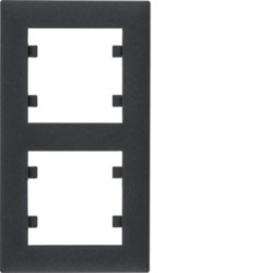 Lumina intense Ramka 2-krotna pionowa czarna WL5623