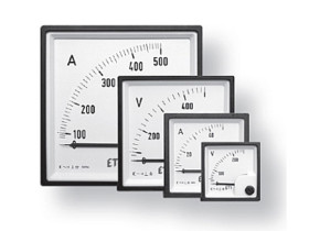 Miernik elektromagnetyczny 48x48 90st pomiar pośredni EQ48 xA/5A 004805339 ETI