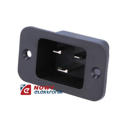 Wtyk komputerowy C20 16A 3p do obudowy, serwerowy