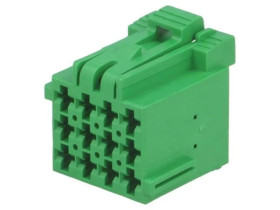 Złącze przewodowe JPT wtyczka żeńskie bez styków 12-pin 1-967622-1