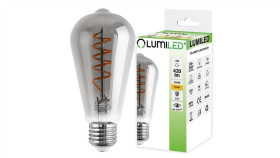 Żarówka Led E27 Edison St64 6W = 50W 420Lm 2200K Ciepła 360 Filament Lumiled...