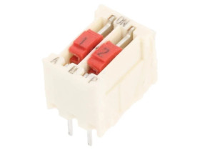 Przełącznik DIP-SWITCH Liczba biegunów 2 OFF-ON 0.025A 50VDC Poz 2 5161390-2