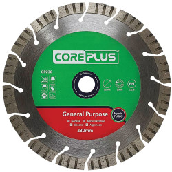 Core Plus CORDBGP230 GP230 General-Purpose Hybrid Turbo Diamond Blade 230mm