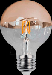 1889 LED filament, semi-coated gold, 4 W, 2700 K, E27, A95