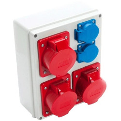 VIPLAST Rozdzielnica Gniazdo 3x32/5 + 2x250V