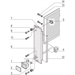 nVent SCHROFF 20848490 Obudowa Rack 19'' 3 szt.