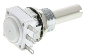 Potencjometr 1kΩ typ Obrotowy Vishay średnica wału 6 mm 1W długość wału 25mm Montaż panelowy