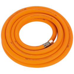 Sealey AHHC538 Air Hose 5m x Ø10mm Hybrid High Visibility with 1/4"BSP Unions