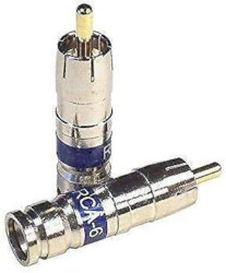 Wtyk RCA kompresyjny złącze PCT seria 6