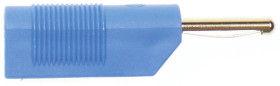 Adapter z wtykiem bananowym Męski Śruba typ Wtyk bananowy Niebieski 30A Hirschmann Test & Measurement rozmiar 4 mm
