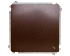 Simon Basic Łącznik schodowy 10AX, 250V czekoladowy BMW6.01/47