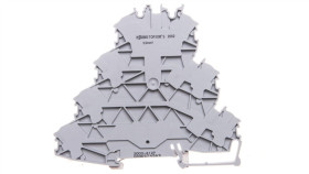 Złączka Szynowa 4-Pietrowa 7-Zaciskowa 2,5Mm2 L/L/L/Pe Szara 2002-4127 Topjobs