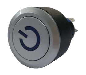 Nasadka przełącznika Chwilowy SPDT średnica wycięcia 22.2mm, montaż panelowy RS PRO