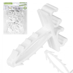 Uchwyt kablowy podwójny szybki montaż do kabli płaskich 8/12mm APP-01/2