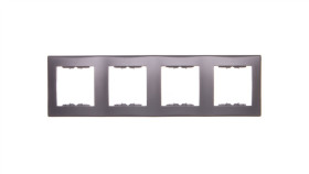 Sedna Ramka Poczwórna Pionowa Grafitowa Sdn5802070
