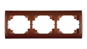 Logo Ramka Pozioma Potrójna Brązowy Metalik 9Lrh-3