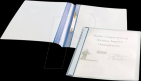 Q5710.A4.1 IDP-STAT® DIN A4 loose-leaf binder, blue/transparent, 25 units