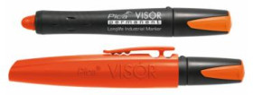 Permanent marker, orange, 10 mm, L 85 mm, for all material surfaces, 990/054