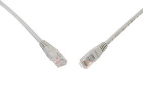 Patchcord CAT6 UTP PVC 0,5m szary non-snag-proof C6-155GY-0,5MB
