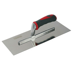 Faithfull FAISGTP13SS Plasterer&#x27;s Finishing Trowel S/Steel Soft Grip Handle