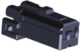 Obudowa złącza 2-pinowe -rzędowe TE Connectivity Męski MULTILOCK 070