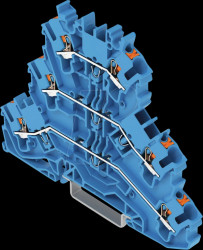 2202-3204 Three-tier feed-through terminal, dia. 0.25 - 2.5 mm, N/N/N