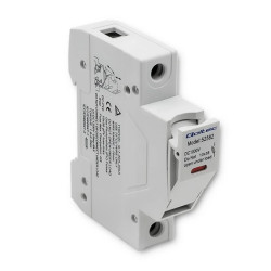 Qoltec Podstawa bezpiecznikowa z diodą + bezpiecznik DC 1P1000V 30A 10x38 solar