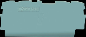 2000-1491 End and intermediate plate for WAGO 2000