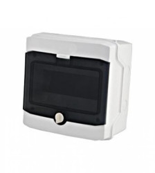 Obudowa natynkowa IP65, 1x8, drzwi transp., 400VAC/1500VDC