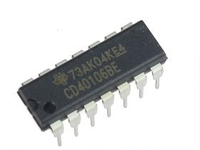 CD40106 Przerzutnik Schmitta z inwerterem DIP14