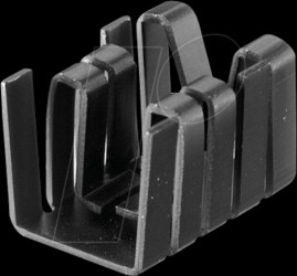 576802B00000G Heat sink, 19.1 mm, aluminum, 27.3 K/W, TO-220