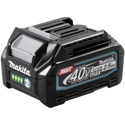 Makita 191B36-3 XGT battery 40V 2.5Ah Li-ion IP64 fast charge