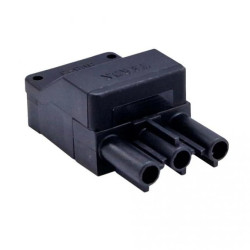 Złączka wtykowa elektryczna z osłoną BCS-3/M1-N (męska 3-polowa czarna)