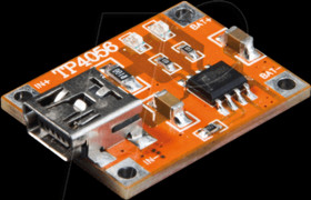 ME058 Developer boards - Charger for Li-Ion / LiPo batteries, miniUSB