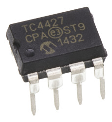 Sterownik bramki MOSFET 8-pinowy 1,5 A PDIP TC4427CPA CMOS, TTL 18V