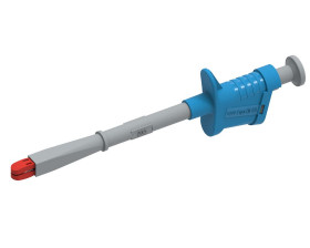 Zacisk krokodylkowy 20A izolowany 12mm Niebieski Electro PJP