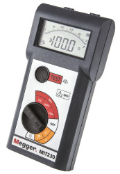 Tester izolacji MIT230-EN MIT230, 999MΩ, 200mA, Umax 1000V dc, CAT III 300V, Megger