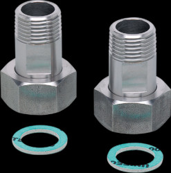 Installation adapter, G 3/4, R 1/2 for flow sensors SM7, SU7, E40178