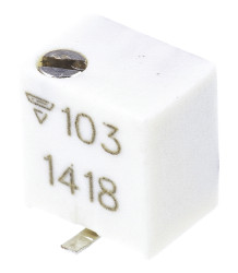 Potencjometr dostrojczy 10kΩ SMD 1/4W 11 -zwoje Regulacja górna 1.5 mm