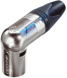 XLR plug, 4 pole, silver-plated, 1.5 mm², AWG 16, zinc die casting, NC4MRX