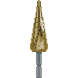 RUKO 101051TH NEXT GENERATION Step Drill Bit 4-20mm HSS TiN Coated