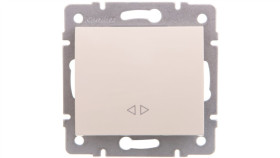 Logi Łącznik Krzyżowy Śrubowy 10Ax 250V Kremowy 021070103 25134