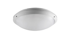 Plafoniera Iris 1 E27 18W Ip65 Biała O 280Mm 0750.101B