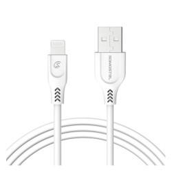 Przyłącze USB-iPhone SOMOSTEL - białe - 1m